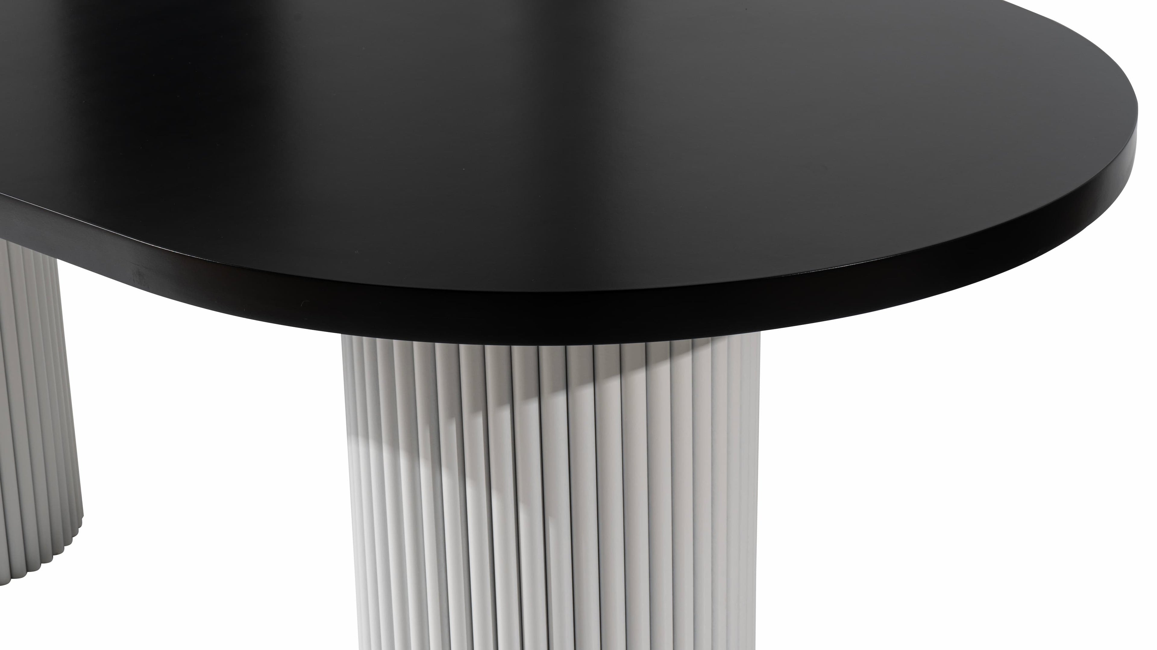 Axis Oval Black Dining Table