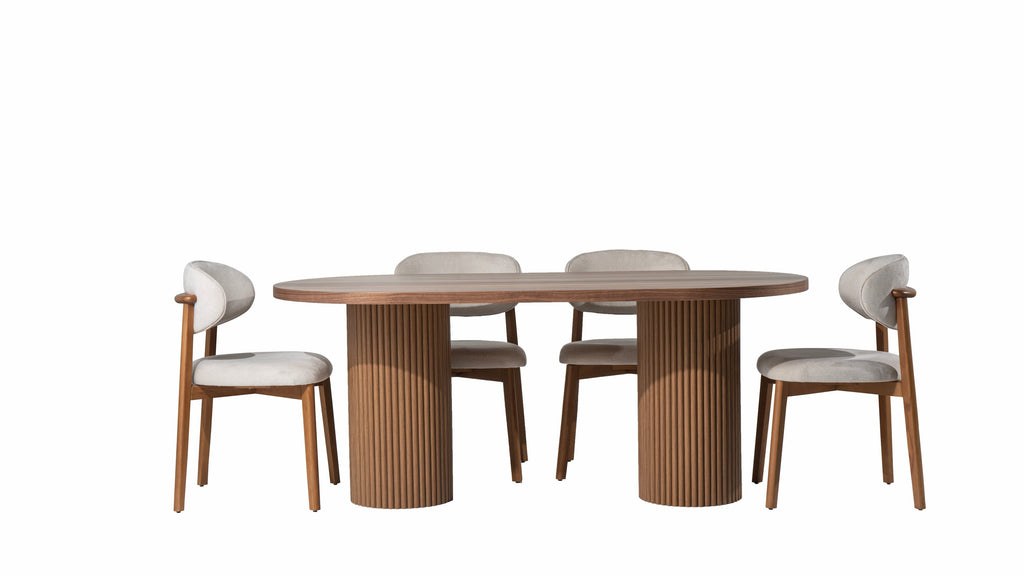 Heritage Walnut Dining Table