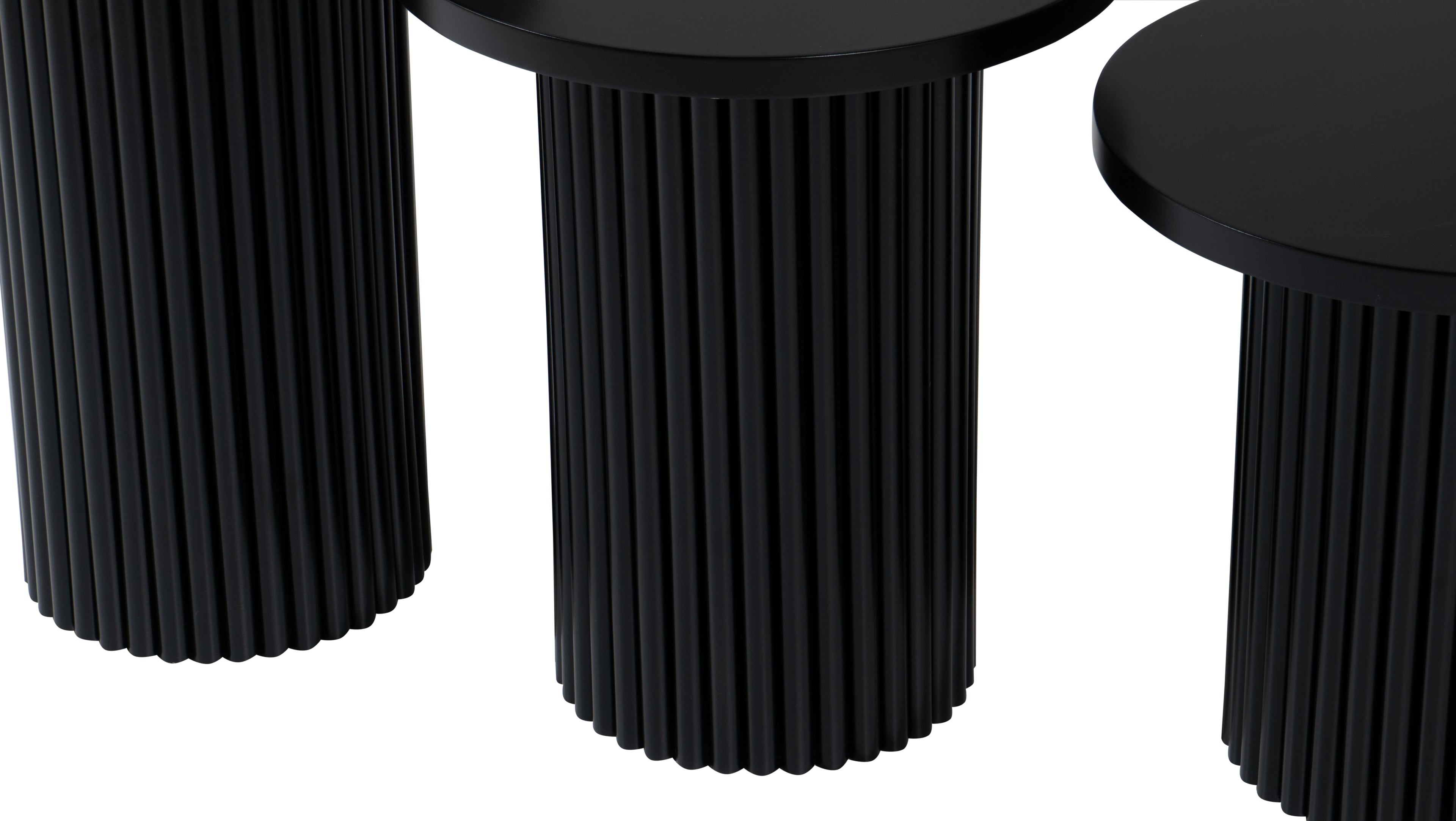 Mono Triple Coffe Table | Black | 3 pcs