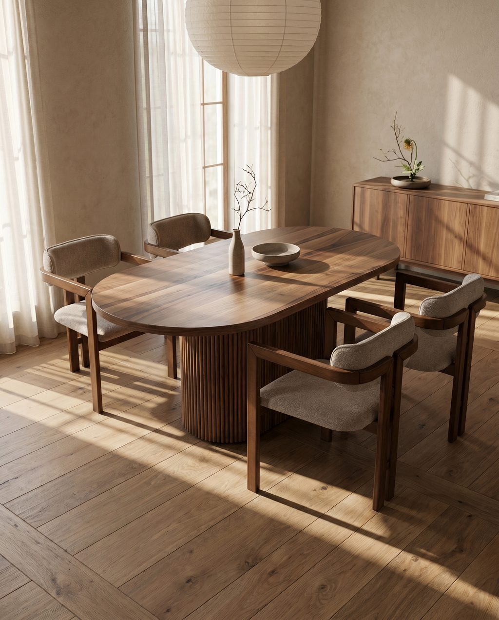Urban Walnut Dining Table