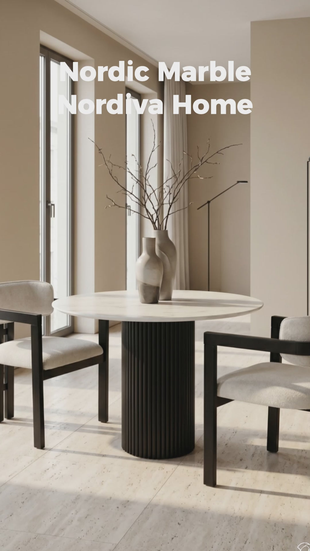 Nordic Marble Dining Table